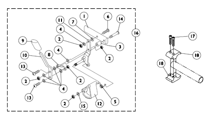 Wheel Lock - High Mount with Hill Holder
