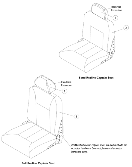 Captain Seat Assembly - After 10/31/01