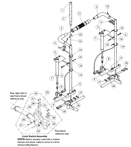 Recliner Back Assembly