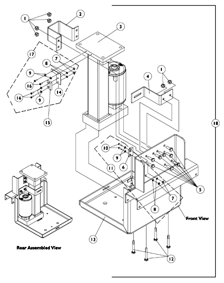 Elevating Actuator, Sensors and Seat Support Tray for Elevating Seat