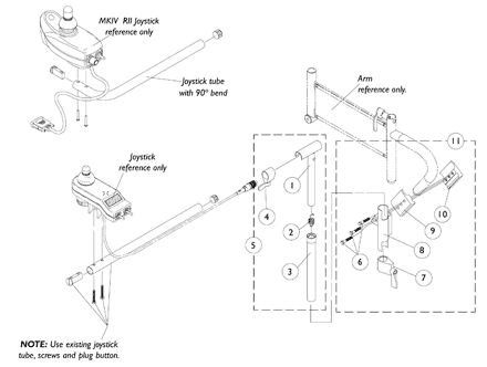 MKIV Mid-Line Swing Bracket Assembly