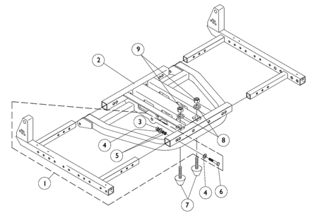 Seat Frame and Hardware