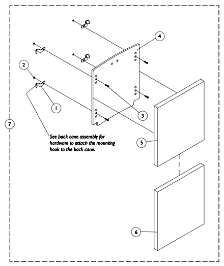 ABS Curved Back Assembly
