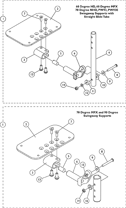 Adjustable Angle Footplates (AT5543)