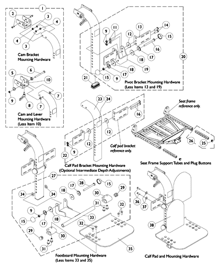 90 WSBT Footboard Assembly 16