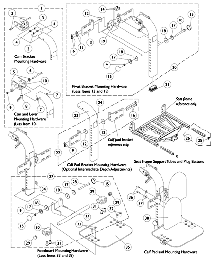 90 WSBT Footboard Assembly, 19