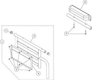 Arms - Conventional Fixed Height - Bariatric