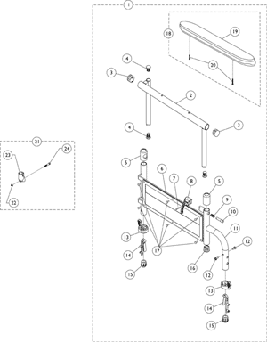 Space Saver Adjustable Height Arm