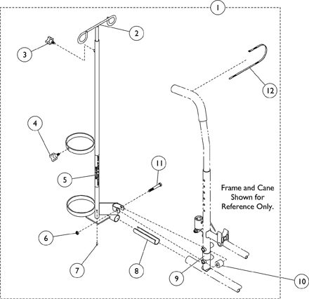 I.V./ Oxygen Holder