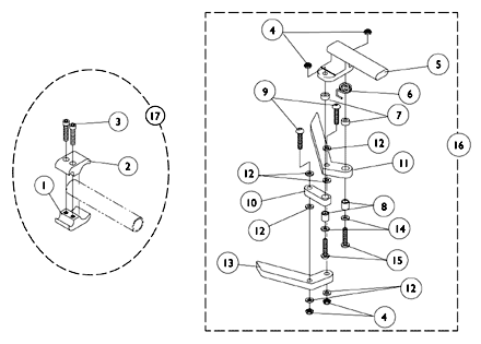 Undermount Wheel Lock