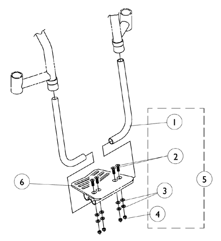 One Piece Adjustable Angle Footplate