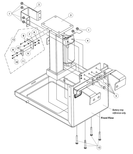 Elevating Actuator, Switch Sensor and Hardware
