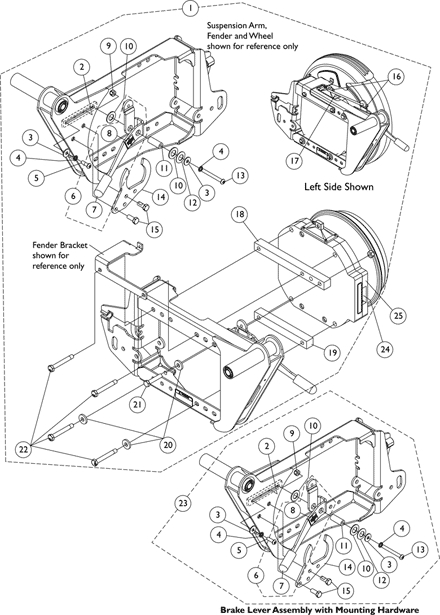 GB (TrueTrack) Heavy Duty Motors and Hardware