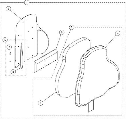 Curve Contoura Back Assembly