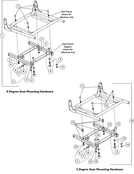 ASBA Seat Mounting Hardware