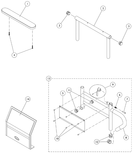 Arms, Adjustable Height