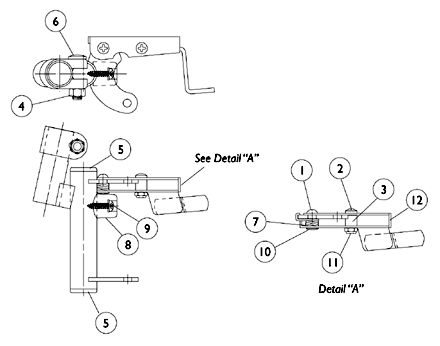 P93M Footrest Supports