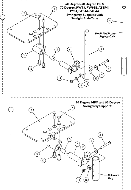 AT5543 Adjustable Angle Footplates