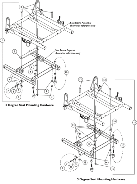 ASBA Seat Mounting Hardware