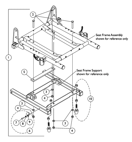 ASBA Seat Mounting Hardware