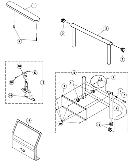 Arms, Adjustable Height