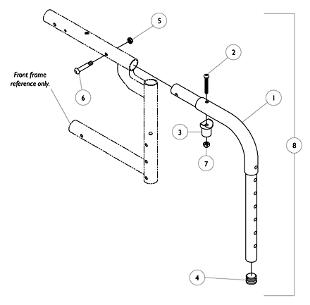 Footrest Support Assembly