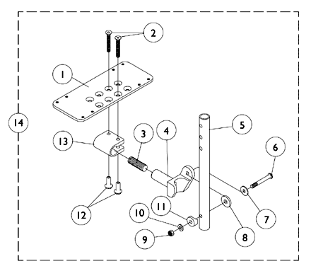 AT5543 Adjustable Angle Footplate