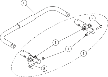 Folding Adjustable Angle Stroller Handle