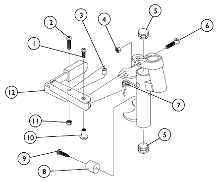 P93M Footrest Supports