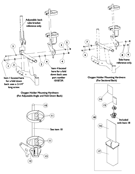 Oxygen Holder Assembly