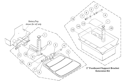 90FB Footboard Assembly