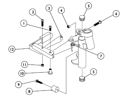 P93M Footrest Supports Before 9/1/02