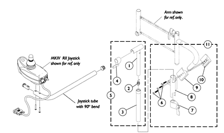 Mid-Line Swing Bracket Assembly