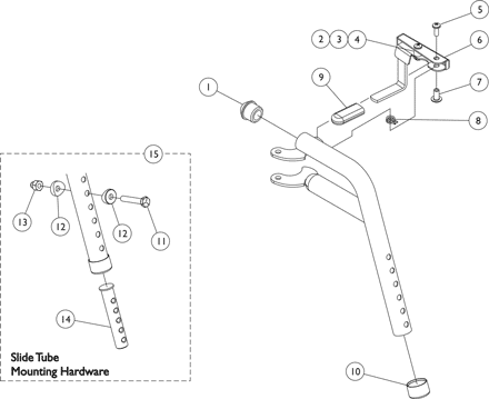 PHW93 (Hemi) Footrest Supports