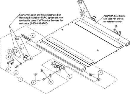 Front/Rear Arm Socket Assembly and Hardware