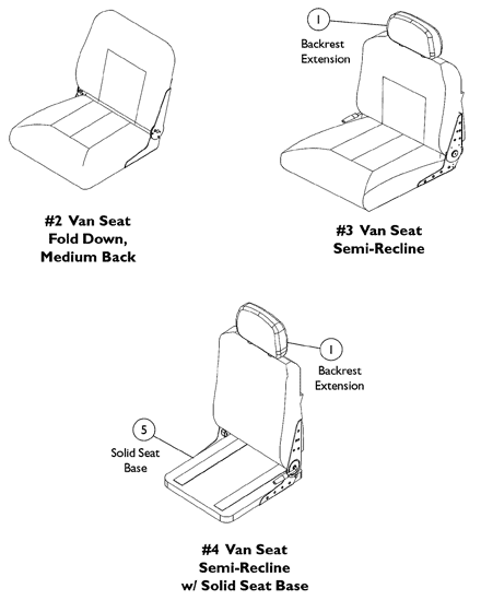 Van Seat Assembly