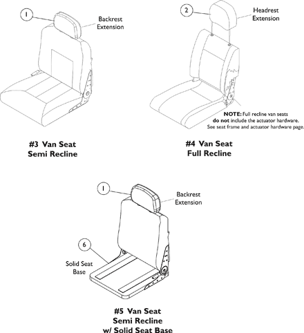 Van Seat Assembly