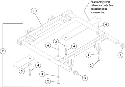 Van Seat Frame and Actuator Hardware