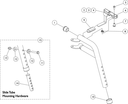 PHW93 (Hemi) Footrest Supports