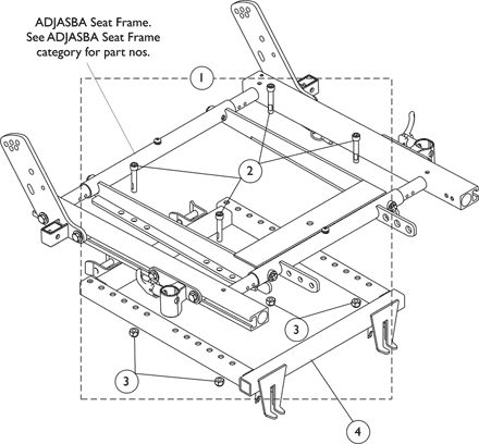 Adapter, Seat and Mounting Hardware