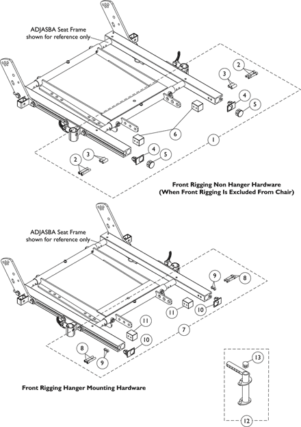 Front Rigging Hanger Hdwr