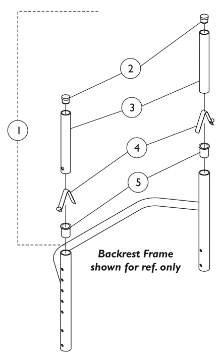 Back Canes w/o Push Handles