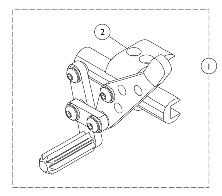 Wheel Locks - High Mount Push to Lock