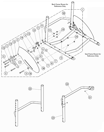 Backrest and Hardware