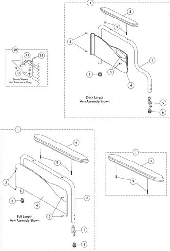 Conventional Fixed Height Arm Assembly - SX5