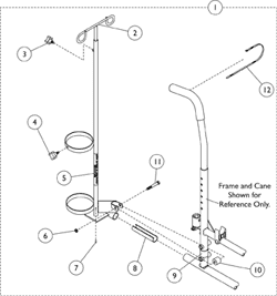 I.V. Oxygen Holder - 1496