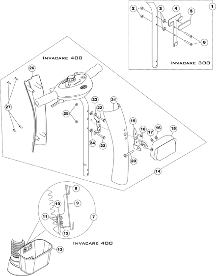 Basket and Attaching Hardware