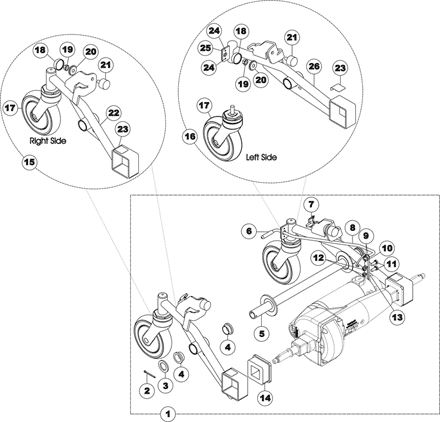 Swingarm and Hardware