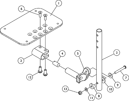 AT5543 Adjustable Angle Footplates - PHW93