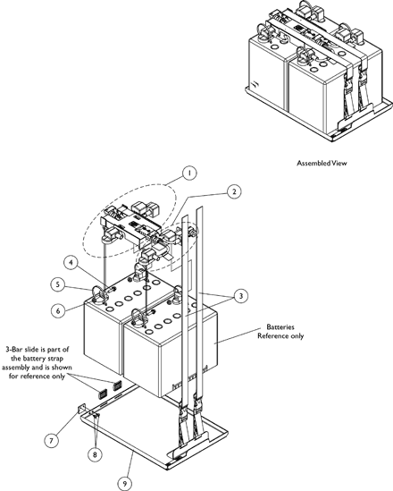 Battery Tray Assembly - GP24 Batteries